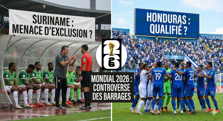 Le Suriname menacé d'exclusion du barrage, le Honduras rêve de voler sa place 1 Le Suriname menacé d'exclusion du barrage, le Honduras rêve de voler sa place