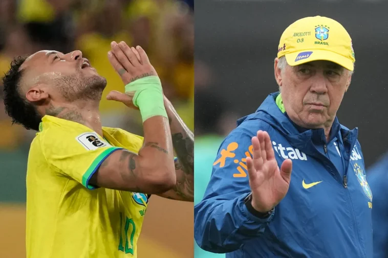 Neymar écarté du Brésil pour la Coupe du monde 2026 : Ancelotti a tranché